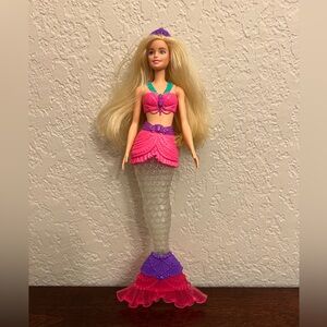 Vtg Barbie Doll Dreamtopia Slime Mermaid With Detachable Tail Mattel 2013 Blonde